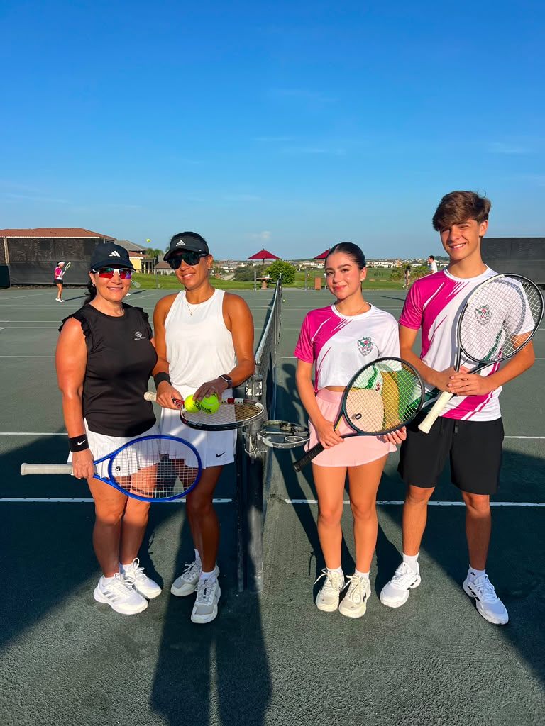Family tennis at AR Tennis Academy